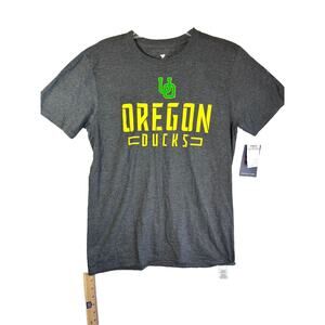 NWT Oregon Ducks Fanatics Branded Primary Logo T-Shirt - Grey Size M